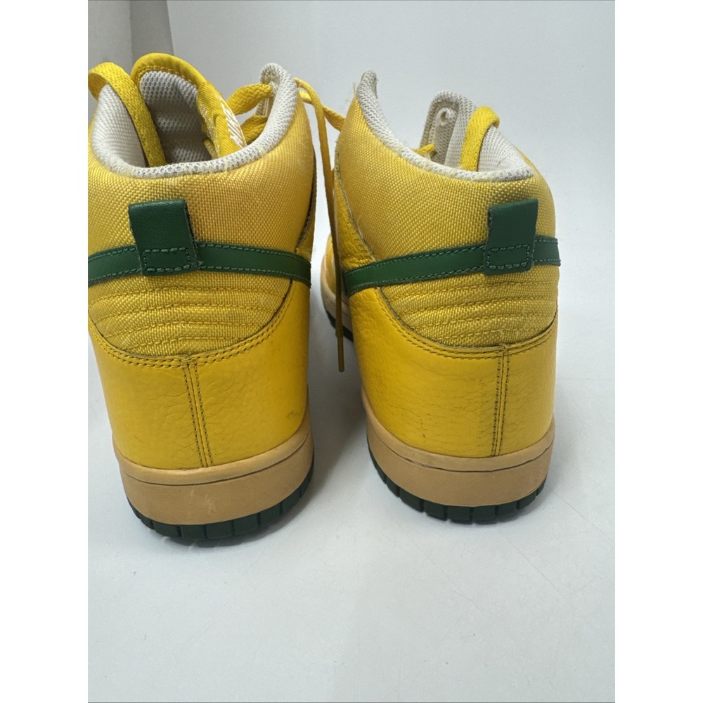 Size 13 Nike Dunk High Reverse Brazil Yellow - 317982-731 - Picture 6 of 9